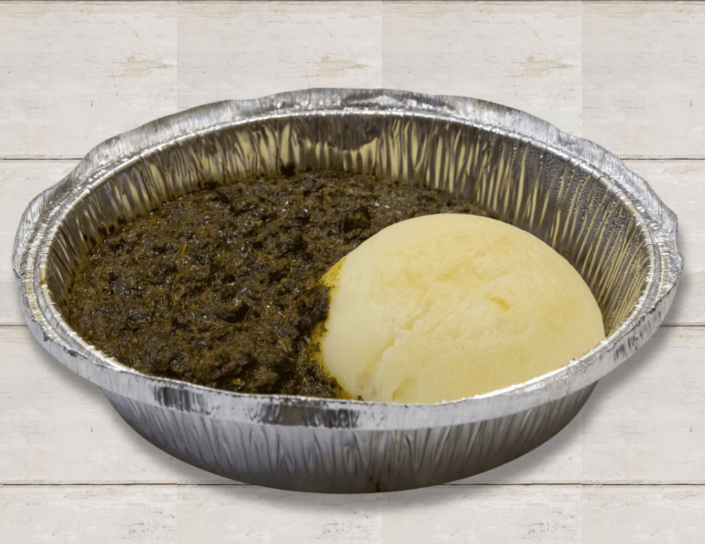 Pondu Soup & Fufu W/Choice Of Meat